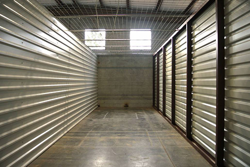 Inside one of our storage units at Get Storage